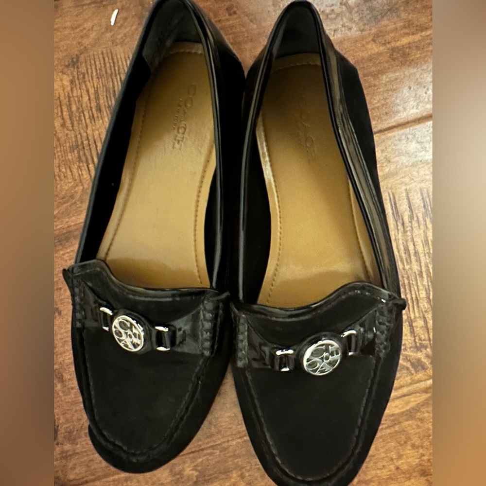Black elegant Coach loafer